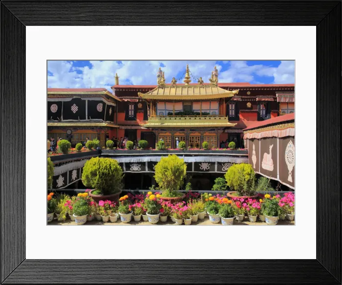 Framed Print : Jokhang temple, Lhasa, Tibet, China Framed Print : Jokhang temple, Lhasa, Tibet, China