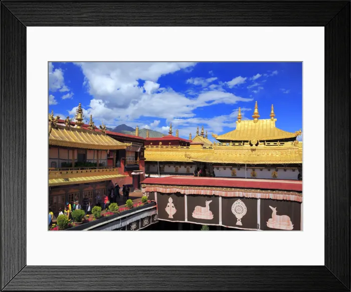 Framed Print : Jokhang temple, Lhasa, Tibet, China Framed Print : Jokhang temple, Lhasa, Tibet, China