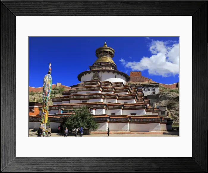 Framed Print : Kumbum Stupa (1439), Palcho Monastery (Pelkor Chode, Shekar Gyantse), Gyantse County Framed Print : Kumbum Stupa (1439), Palcho Monastery (Pelkor Chode, Shekar Gyantse), Gyantse County