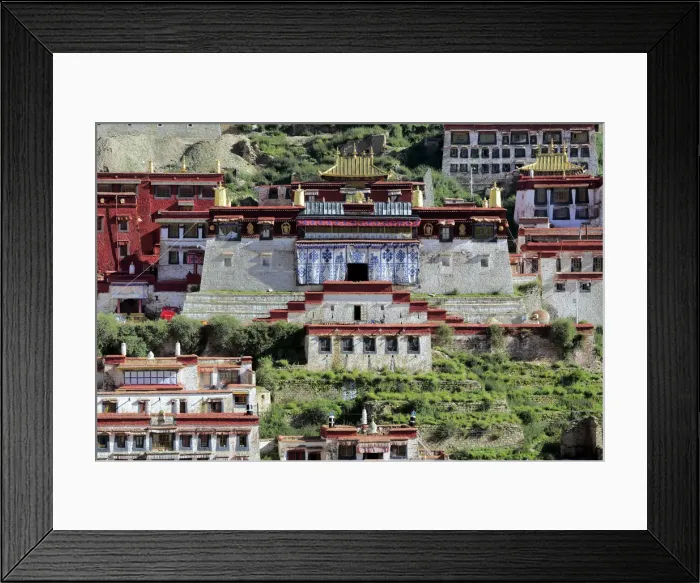 Framed Print : Ganden Monastery, Wangbur Mountain, Lhasa, Tibet, China Framed Print : Ganden Monastery, Wangbur Mountain, Lhasa, Tibet, China