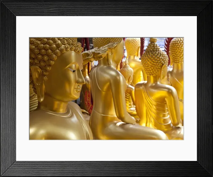 Framed Print : Buddha statues, Bangkok, Thailand Framed Print : Buddha statues, Bangkok, Thailand