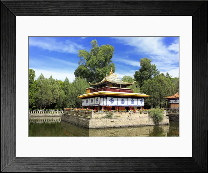 Framed Print : Norbulingka palace, Lhasa, Tibet, China Framed Print : Norbulingka palace, Lhasa, Tibet, China