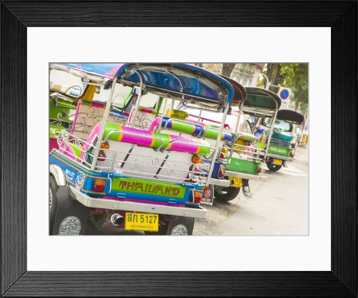 Framed Print : Tuk-Tuks, Bangkok, Thailand