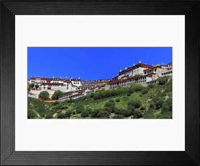 Framed Print : Ganden Monastery, Wangbur Mountain, Lhasa, Tibet, China Framed Print : Ganden Monastery, Wangbur Mountain, Lhasa, Tibet, China