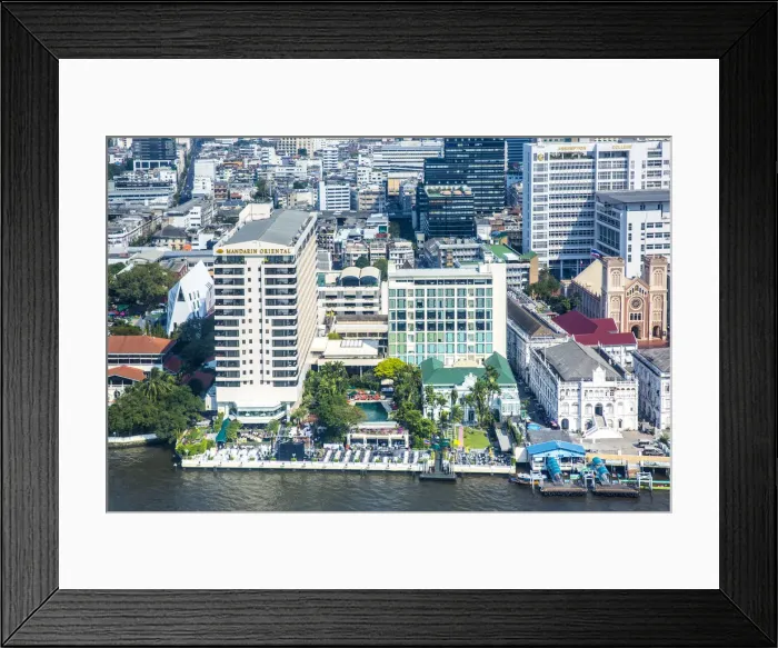 Framed Print : Mandarin Oriental hotel, Riverside, Bangkok, Thailand Framed Print : Mandarin Oriental hotel, Riverside, Bangkok, Thailand
