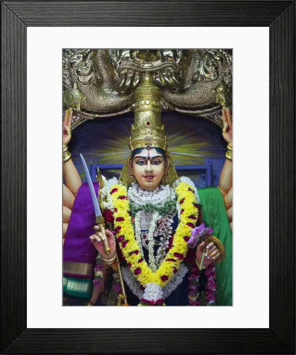 Framed Print : Singapore, Little India, Sri Veeramakaliamman Hindu Temple, detail of Hindu dieties Framed Print : Singapore, Little India, Sri Veeramakaliamman Hindu Temple, detail of Hindu dieties