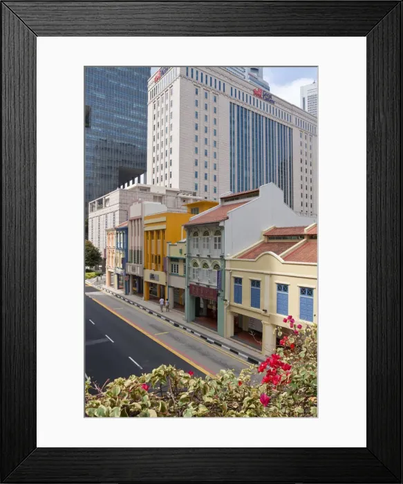 Framed Print : South Bridge Road, Chinatown, Singapore, Asia Framed Print : South Bridge Road, Chinatown, Singapore, Asia