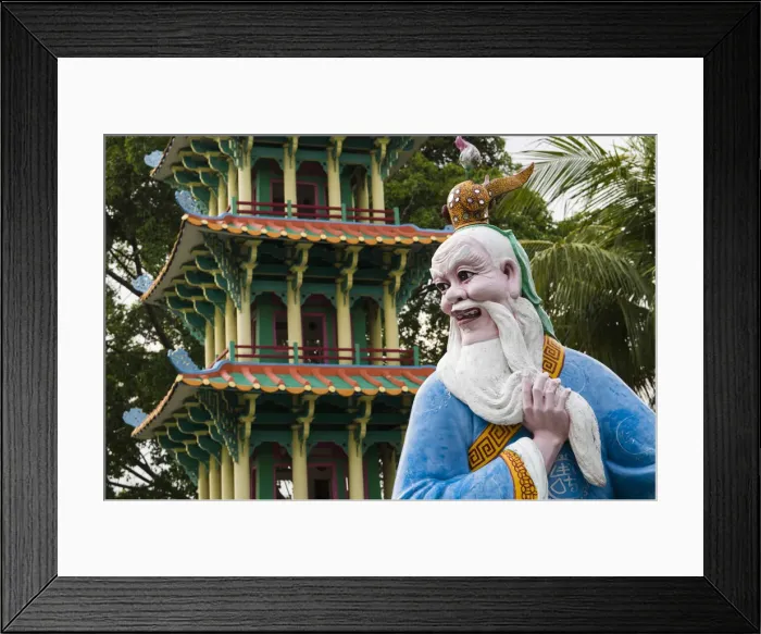 Framed Print : Singapore, Haw Par Villa, formerly known as Tiger Balm Gardens, Chinese-themed statue Framed Print : Singapore, Haw Par Villa, formerly known as Tiger Balm Gardens, Chinese-themed statue