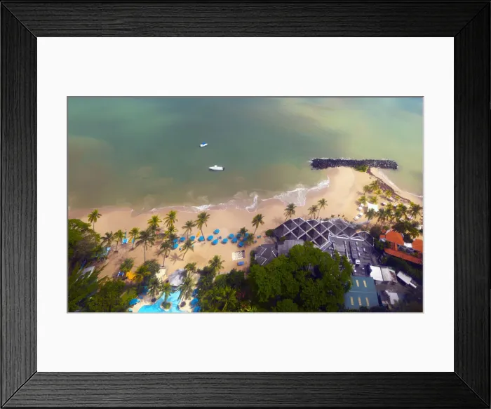 Framed Print : Caribbean, St Lucia, Castries, Vigie Beach, Rendezvous Resort Framed Print : Caribbean, St Lucia, Castries, Vigie Beach, Rendezvous Resort