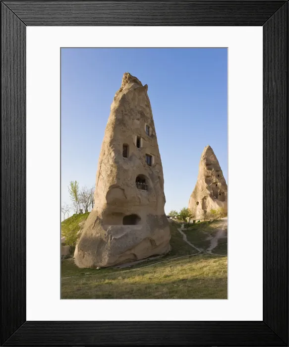Framed Print : Old troglodytic cave dwellings, Uchisar, Cappadocia, Anatolia, Turkey Framed Print : Old troglodytic cave dwellings, Uchisar, Cappadocia, Anatolia, Turkey