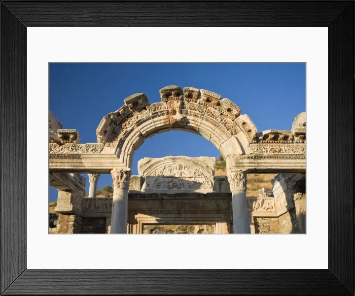 Framed Print : Temple of Hadrian, Curetes Street, Ephesus, Turkey Framed Print : Temple of Hadrian, Curetes Street, Ephesus, Turkey