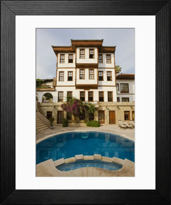 Framed Print : Typical Ottoman house in the historic district of Kaleici, Antalya, Anatolia, Turkey Framed Print : Typical Ottoman house in the historic district of Kaleici, Antalya, Anatolia, Turkey