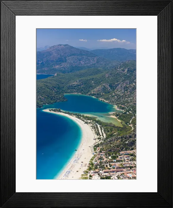 Framed Print : Blue Lagoon and Belcekiz beach, Oludeniz, near Fethiye, Mediterranean Coast, Turkey Framed Print : Blue Lagoon and Belcekiz beach, Oludeniz, near Fethiye, Mediterranean Coast, Turkey