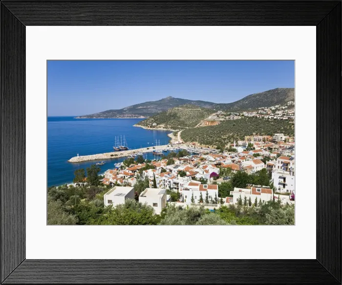 Framed Print : Kalkan, Mediterranean Coast, Turkey Framed Print : Kalkan, Mediterranean Coast, Turkey