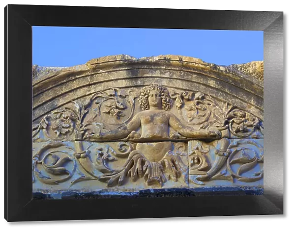 Detail of Temple of Hadrian, Ephesus, Turkey