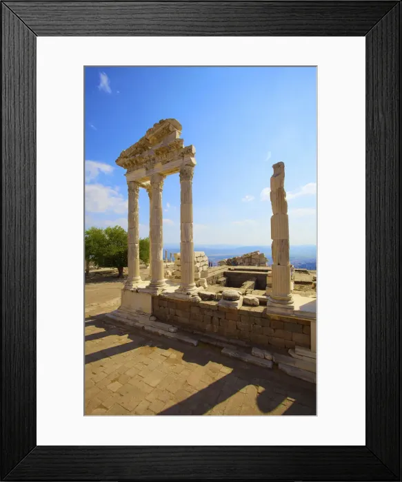 Framed Print : Temple of Trajan, Bergama (Pergamum), Turkey Framed Print : Temple of Trajan, Bergama (Pergamum), Turkey