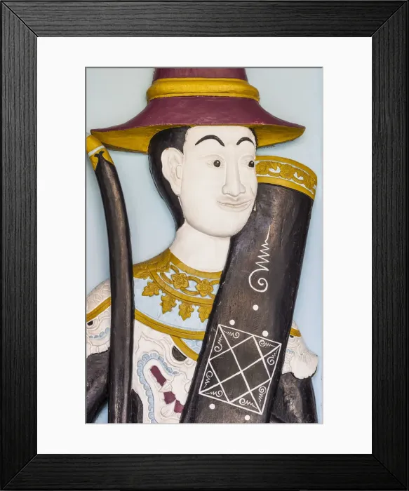 Framed Print : Thailand, Bangkok, Ko Ratanakosin Area, Wat Phra Kaew, Temple of the Golden Buddha Framed Print : Thailand, Bangkok, Ko Ratanakosin Area, Wat Phra Kaew, Temple of the Golden Buddha
