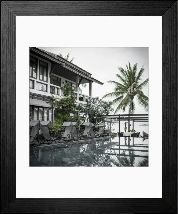 Framed Print : The Scent Boutique Hotel, Bo Phut, Koh Samui, Thailand