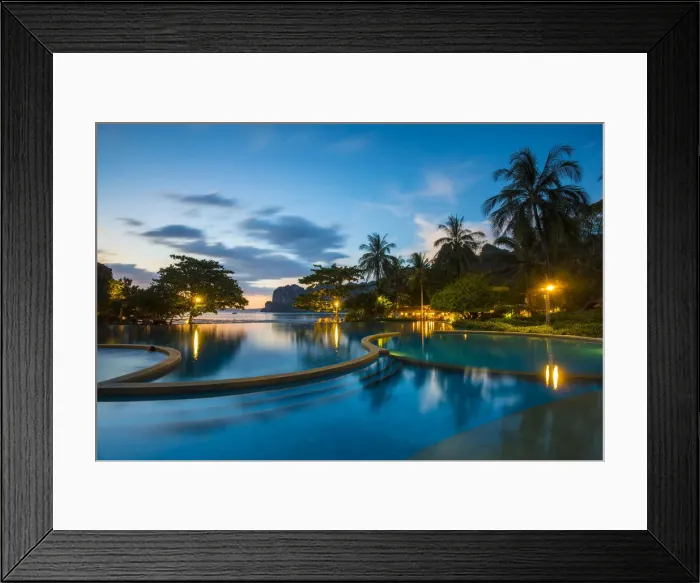Framed Print : Swimming pool, Rayavadee resort, Railay Peninsula, Krabi Province, Thailand Framed Print : Swimming pool, Rayavadee resort, Railay Peninsula, Krabi Province, Thailand