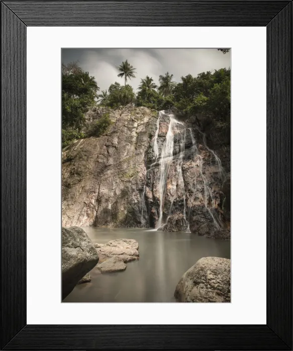 Framed Print : Na Mueang Waterfall, Koh Samui, Thailand Framed Print : Na Mueang Waterfall, Koh Samui, Thailand