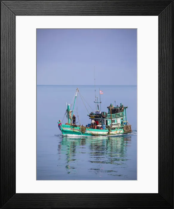 Framed Print : Fishing boat, Ko Kut, nr. Ko Chang, Thailand Framed Print : Fishing boat, Ko Kut, nr. Ko Chang, Thailand