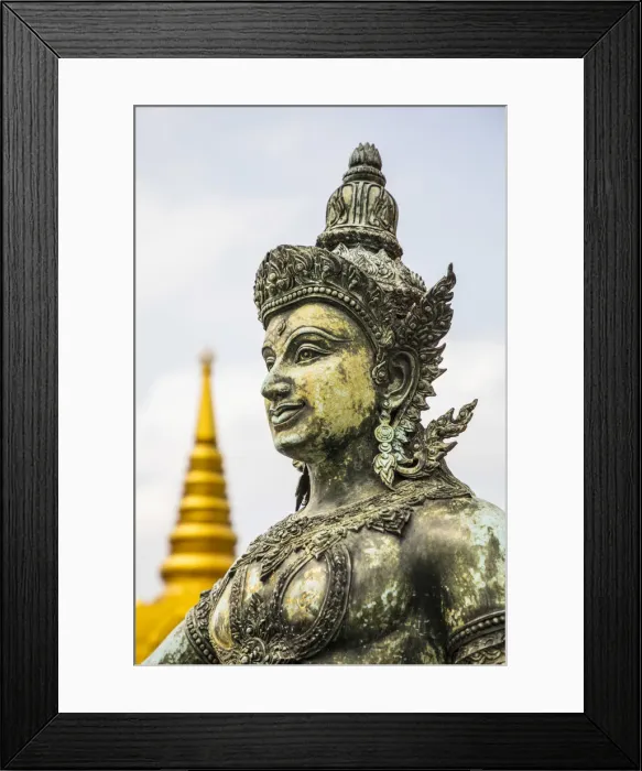 Framed Print : Wat Saket, Golden Mount, Bangkok, Thailand