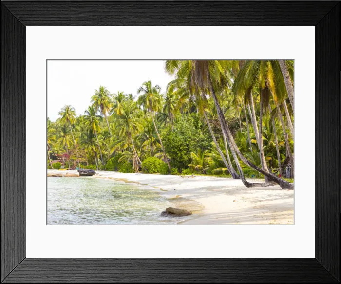 Framed Print : Tropical beach on an Island nr Ko Chang, Thailand Framed Print : Tropical beach on an Island nr Ko Chang, Thailand