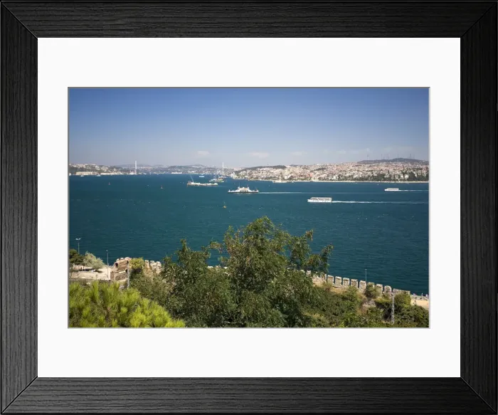 Framed Print : View of the Bosphorus from Topkapi Palace, Istanbul, Turkey Framed Print : View of the Bosphorus from Topkapi Palace, Istanbul, Turkey