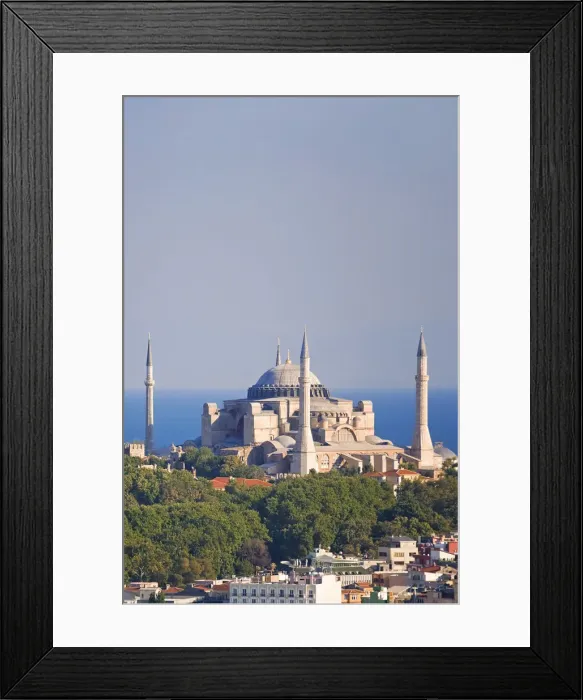 Framed Print : Aya Sofia and Bosphorus from Galata Tower, Istanbul, Turkey Framed Print : Aya Sofia and Bosphorus from Galata Tower, Istanbul, Turkey