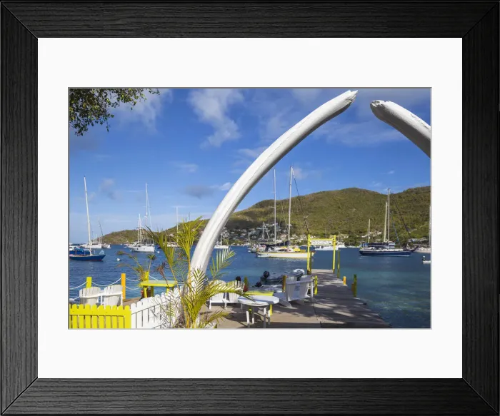 Framed Print : St Vincent and The Grenadines, Bequia, Port Elizabeth, Belmont Walkway, Dockside dining Framed Print : St Vincent and The Grenadines, Bequia, Port Elizabeth, Belmont Walkway, Dockside dining