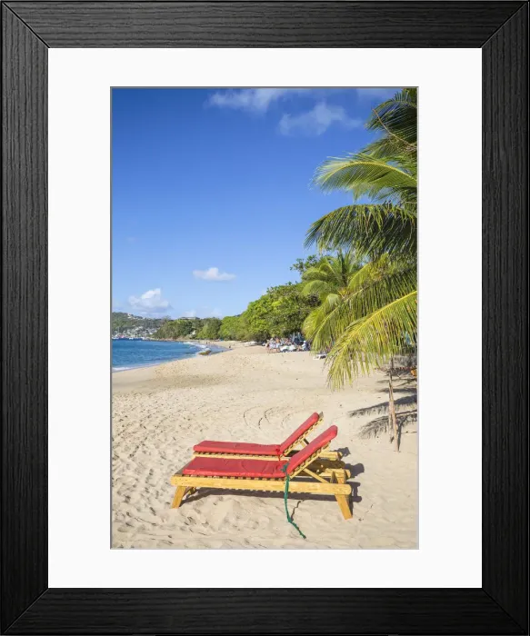 Framed Print : St Vincent and The Grenadines, Bequia, Lower Bay Framed Print : St Vincent and The Grenadines, Bequia, Lower Bay