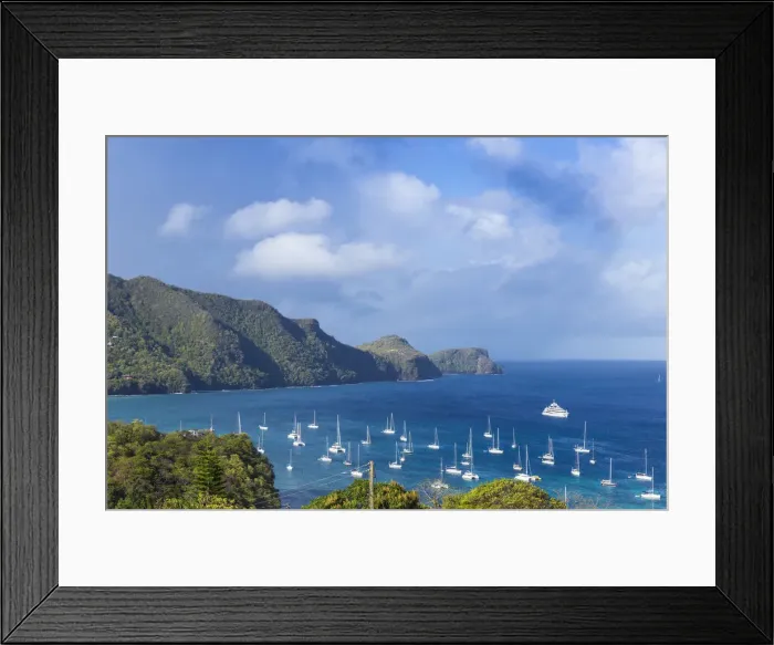 Framed Print : St Vincent and The Grenadines, Bequia, View of Admiralty Bay Framed Print : St Vincent and The Grenadines, Bequia, View of Admiralty Bay