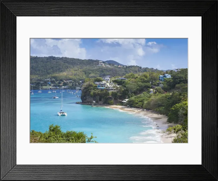 Framed Print : St Vincent and The Grenadines, Bequia, Princess Margaret Beach Framed Print : St Vincent and The Grenadines, Bequia, Princess Margaret Beach