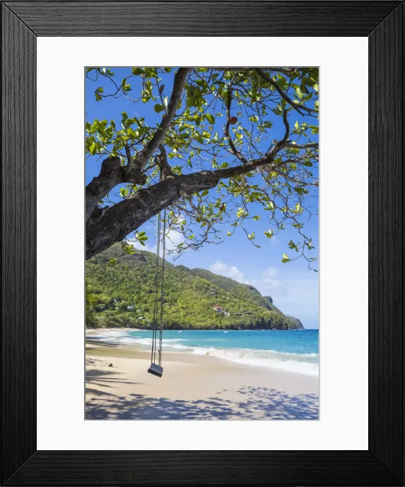 Framed Print : St Vincent and The Grenadines, Bequia, Lower Bay Framed Print : St Vincent and The Grenadines, Bequia, Lower Bay