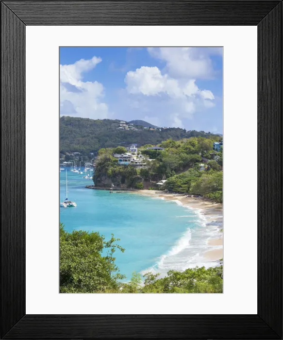 Framed Print : St Vincent and The Grenadines, Bequia, Princess Margaret Beach Framed Print : St Vincent and The Grenadines, Bequia, Princess Margaret Beach