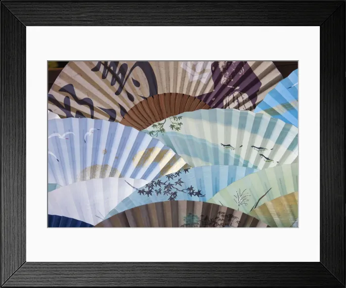 Framed Print : Japan, Kyoto, Higashiyama, Fan Shop Display Framed Print : Japan, Kyoto, Higashiyama, Fan Shop Display