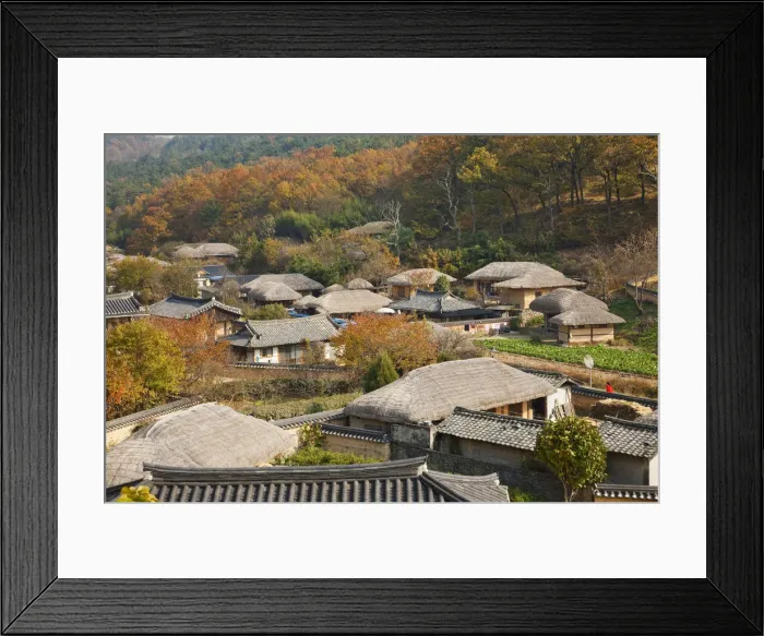 Framed Print : South Korea, Gyeongju, Yangdong Village Framed Print : South Korea, Gyeongju, Yangdong Village