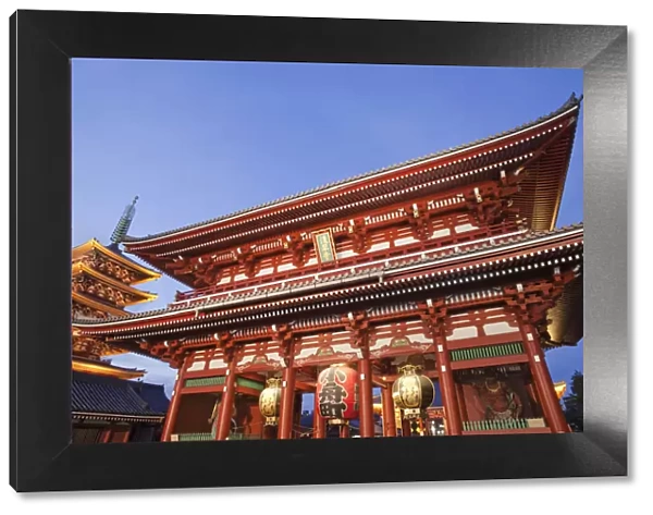 Japan, Tokyo, Asakusa, Asakusa Kannon Temple, Hozomon Gate