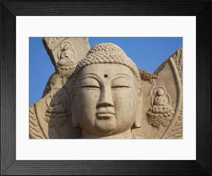 Framed Print : South Korea, Gyeongju, Gyeongju National Museum, Standing Stone Buddha Statue Framed Print : South Korea, Gyeongju, Gyeongju National Museum, Standing Stone Buddha Statue