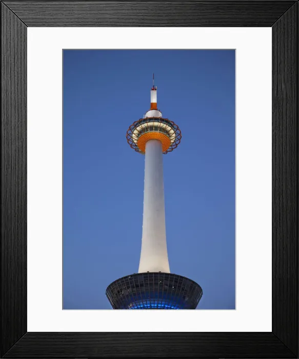 Framed Print : Japan, Kyoto, Kyoto Tower at Night Framed Print : Japan, Kyoto, Kyoto Tower at Night