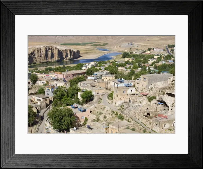 Framed Print : Turkey, Eastern Turkey, Hasankeyf, Tigris River, View from the Kale Fortress Framed Print : Turkey, Eastern Turkey, Hasankeyf, Tigris River, View from the Kale Fortress