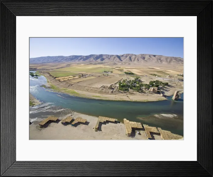Framed Print : Turkey, Eastern Turkey, Hasankeyf, Tigris River, View from the Kale Fortress Framed Print : Turkey, Eastern Turkey, Hasankeyf, Tigris River, View from the Kale Fortress
