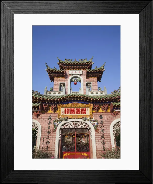 Framed Print : Vietnam, Hoi An, Assembly Hall of the Hainan Chinese Congregation Framed Print : Vietnam, Hoi An, Assembly Hall of the Hainan Chinese Congregation