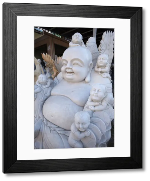 Framed Print : Vietnam, Hoi An, Marble Mountain, Marble Buddha Statue for Sale Framed Print : Vietnam, Hoi An, Marble Mountain, Marble Buddha Statue for Sale