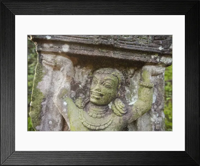 Framed Print : Vietnam, My Son, Cham Ruins, Dancing Girl Statue