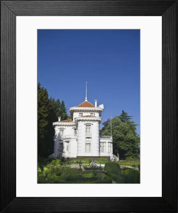 Framed Print : Turkey, Trabzon, Attaturk Villa Framed Print : Turkey, Trabzon, Attaturk Villa