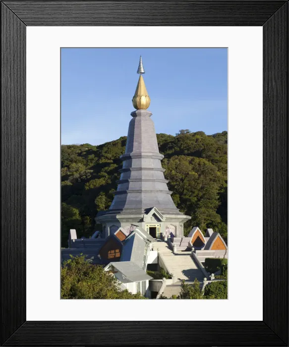Framed Print : Thailand, Chiang Mai, Doi Inthanon National Park, Phra Mahathat Napaphon Bhumisiri Chedi Framed Print : Thailand, Chiang Mai, Doi Inthanon National Park, Phra Mahathat Napaphon Bhumisiri Chedi