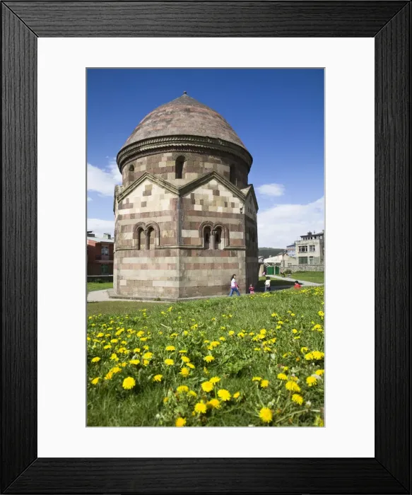 Framed Print : Turkey, Eastern Turkey, Erzurum, Uc Kumbetler, Three Tombs Framed Print : Turkey, Eastern Turkey, Erzurum, Uc Kumbetler, Three Tombs