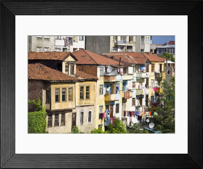 Framed Print : Turkey, Trabzon, Ortahisar, City view from Zagnos Pasa bridge Framed Print : Turkey, Trabzon, Ortahisar, City view from Zagnos Pasa bridge