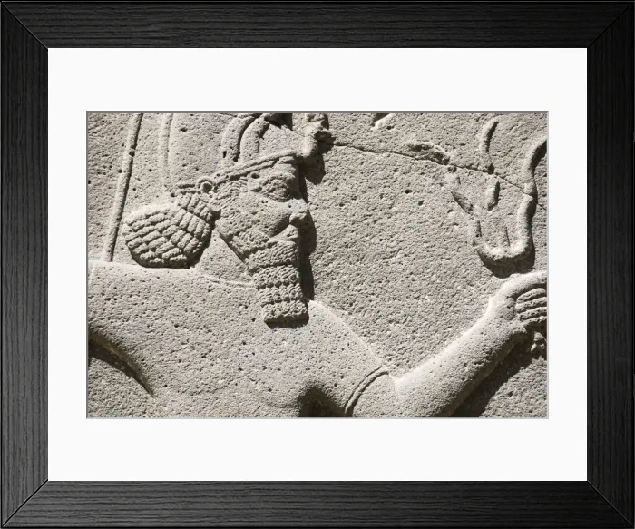 Framed Print : Turkey, Eastern Turkey, Gaziantep, Gaziantep museum, funerary Stele, relief of Storm Framed Print : Turkey, Eastern Turkey, Gaziantep, Gaziantep museum, funerary Stele, relief of Storm